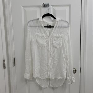 Beach Lunch Lounge Button Down Shirt